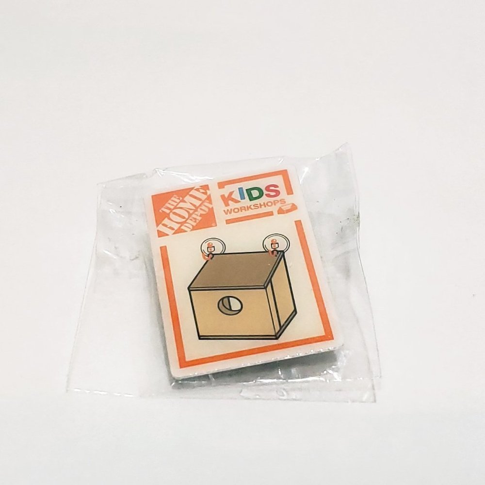 The Home Depot Kids Workshops Birdhouse Lapel Pin Collectible 1.5"